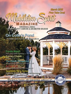 On Collin's Pond featured on the cover of Middleton Spirit Magazine, March 2025