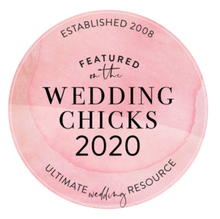 Featured on Wedding Chicks 2020 badge