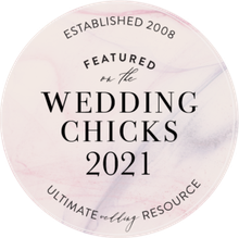 Featured on Wedding Chicks 2021 badge